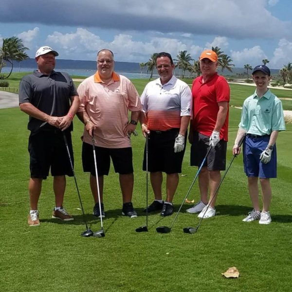Alan Golfing