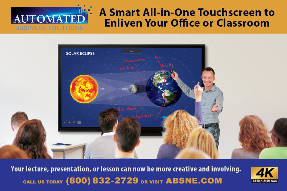 Improve your classroom participation with a Sharp Aquos Board